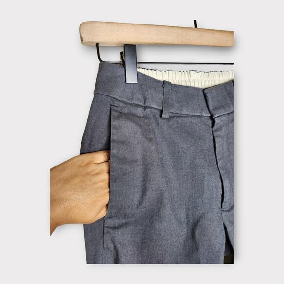 Lululemon Athletica Gray Stretch Pants Elastic Waist Tapered Women's Size 28 - Picture 2 of 5